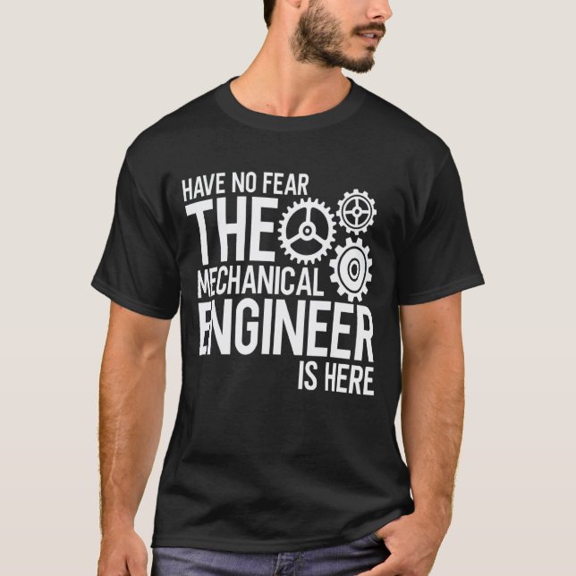 Garage Mechanical Engineer Student Engineering Mat T-Shirt (Front)