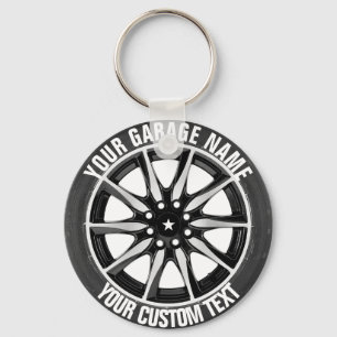 Garage Or Car Repair Owner Keychain
