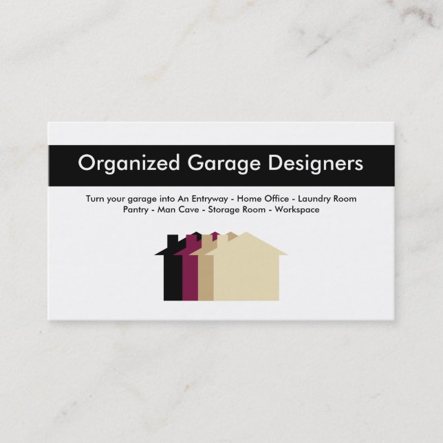 Garage Remodeling Business Cards (Front)