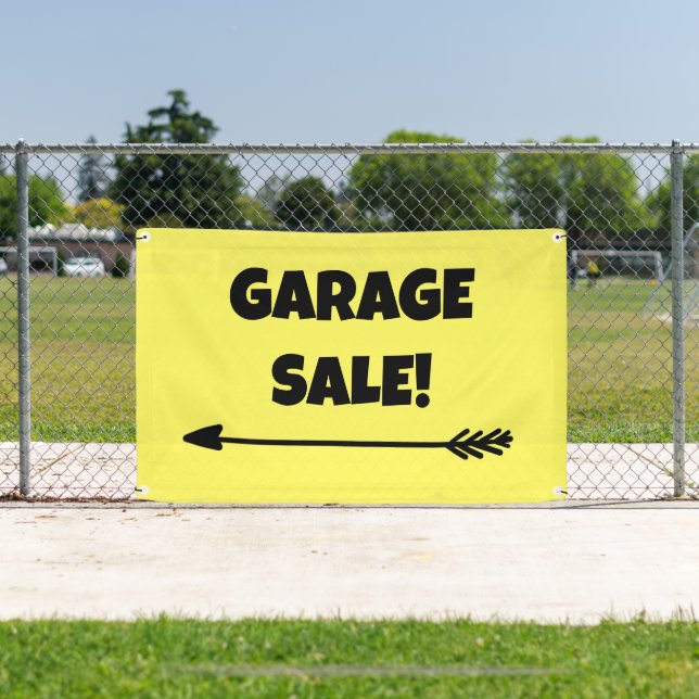 GARAGE SALE! Arrow Banner (Insitu)