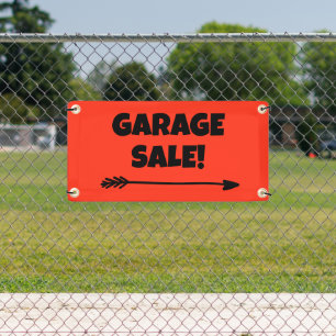 GARAGE SALE! Arrow Banner