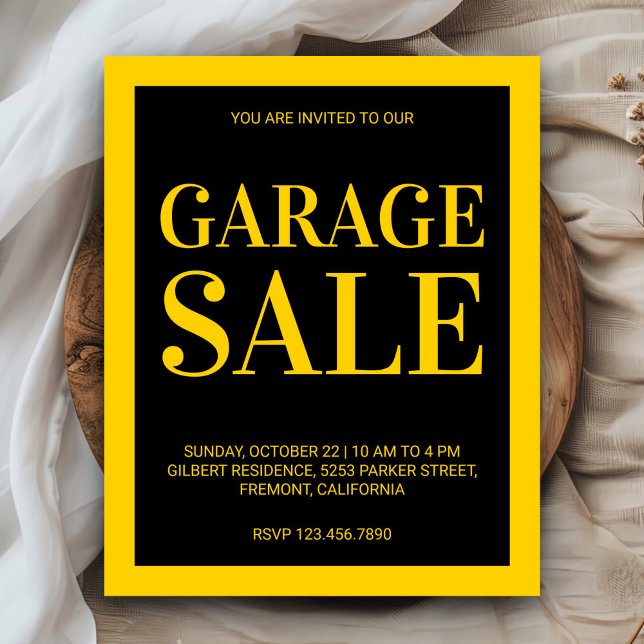 Garage Sale Flyer (Creator Uploaded)