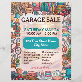 Garage Sale Flyer Template