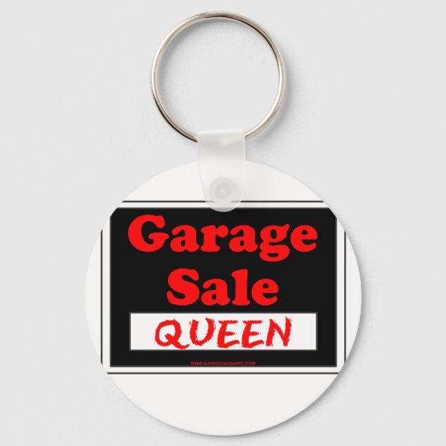 Garage Sale Queen Key Ring (Front)