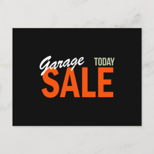 Garage Sale Today Postcard