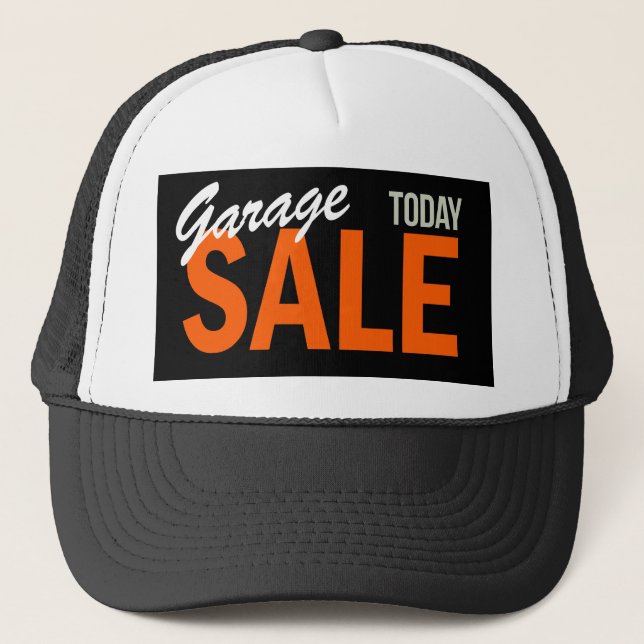 Garage Sale Today Trucker Hat (Front)