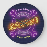 Garage Service Station Custom Text