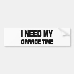 GARAGE TIME BUMPER STICKER