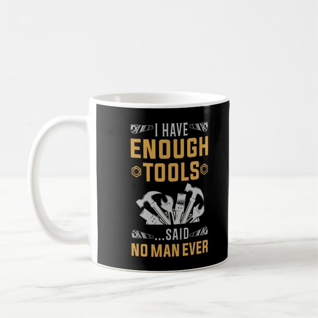 Garage Tools Funny Workshop Joke Coffee Mug (Left)
