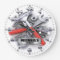 Garage Tools Man Cave Personalizable Wall Clock