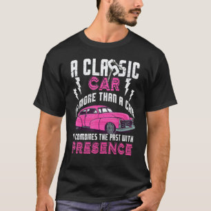 Garage Vintage Model Car Motorcycle Electric Mecha T-Shirt