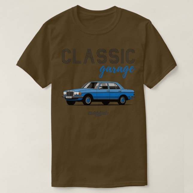 Garage W123 blue 1 T-Shirt (Design Front)