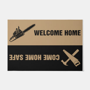 Garage Welcome Mat, Gift For Man Doormat