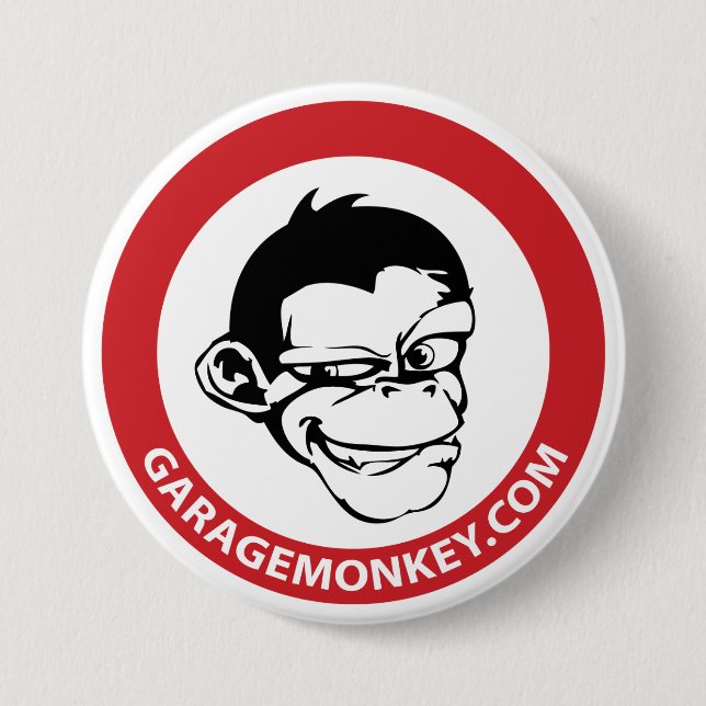 GarageMonkey Button (Front)