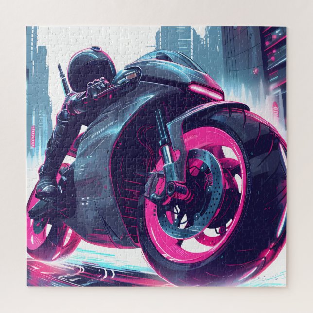 Garages and Workshops: Motorbike Puzzles (Vertical)
