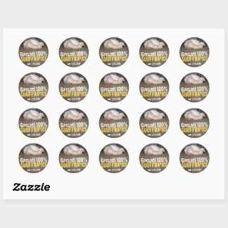 Garanti 100% souffrance | Militants de L214 Classic Round Sticker