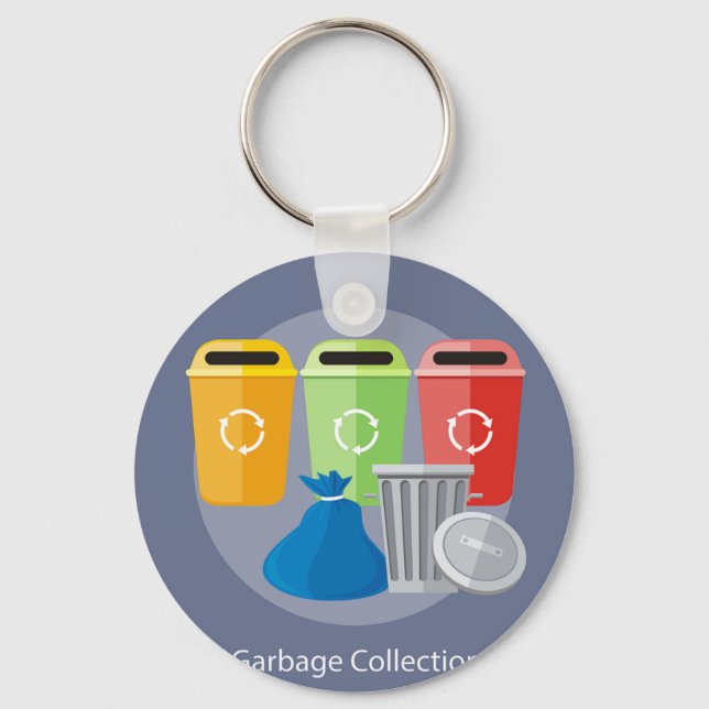 Garbage Collection Key Ring (Front)