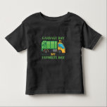 Garbage Day Kids Garbage Truck Trash Recycling Toddler T-Shirt<br><div class="desc">This cool Garbage Truck Gift for Kids is the perfect Surprise for a Trash Recycling Car loving Son,  Daughter,  Niece and Nephew. Unique waste management Design and waste management Gift for kids,  boys and girls.</div>
