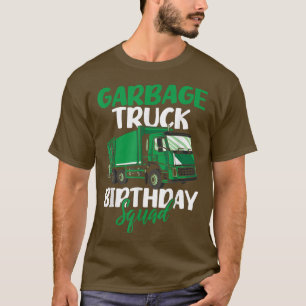 Garbage Day Trash Collecting Garbage Truck Birthda T-Shirt