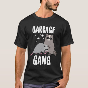 Garbage Gang Funny Animals Opossum And Racoon T-Shirt