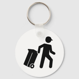 Garbage man key ring