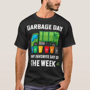 Garbage Truck 4th Birthday Party 4 Year Old Boys K T-Shirt