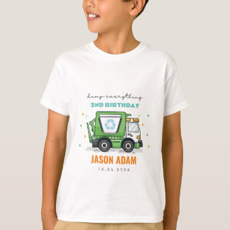 Garbage Truck Kids Tshirts Birthday Party