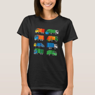 Garbage Truck Trash Waste Separation Costume Kids T-Shirt