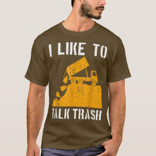 Garbage Truck Waste Recycle Trash Collector Earth  T-Shirt