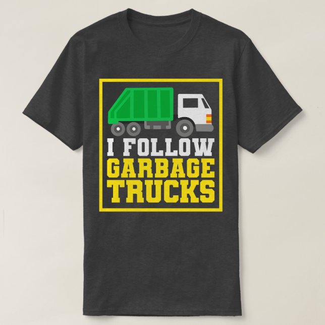 garbage trucks T-Shirt (Design Front)