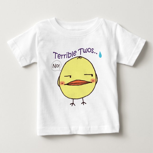 Garbanzo ~ Terrible Twos..Infant T-shirt (Front)