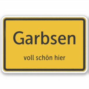Garbsen Sticker Autosticker