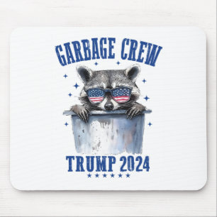 Garbyge Crew Trump 2024 President 47 Trump 2024 Me Mouse Pad
