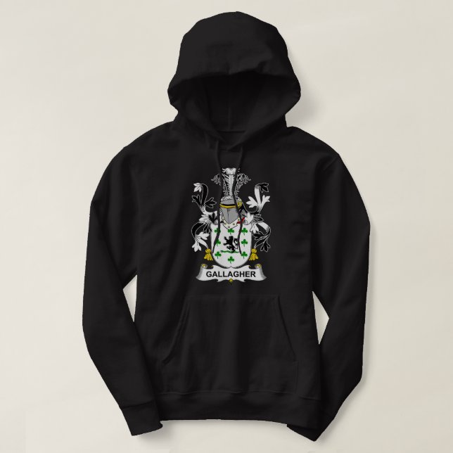 Garcia Coat of Arms  Family Crest  Hoodie (Design Front)