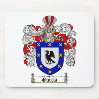 GARCIA FAMILY CREST -  GARCIA COAT OF ARMS MOUSE PAD