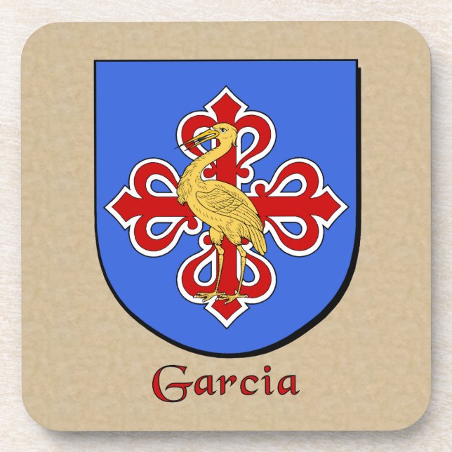 Garcia Family Shield Coaster (Front)