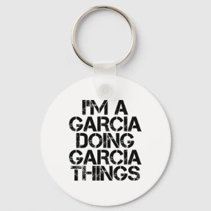 Garcia Funny Surname Family Tree Birthday Reunion Key Ring