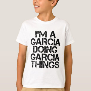 Garcia Funny Surname Family Tree Birthday Reunion T-Shirt