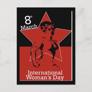 Garcya_greeting_card03 International Womens Day Postcard