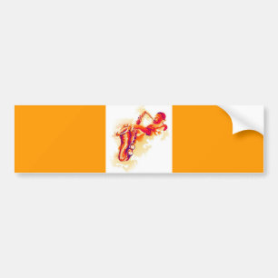 Garcya.us_jazzsolowatercolournopen Bumper Sticker