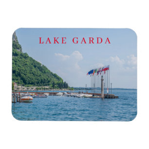 Garda harbor view fridge magnet