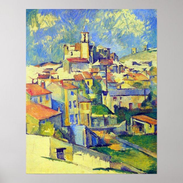 Gardanne by Paul Cezanne Poster (Front)