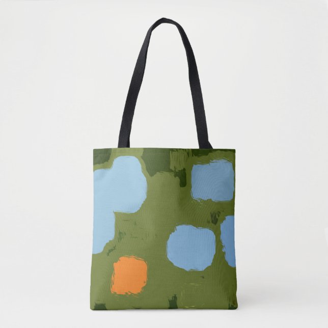 Garden Abstract Art Tote Bag (Front)