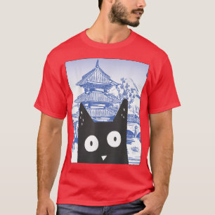 Garden Aesthetic Alt Cute Anime Kitten Neko Japan  T-Shirt