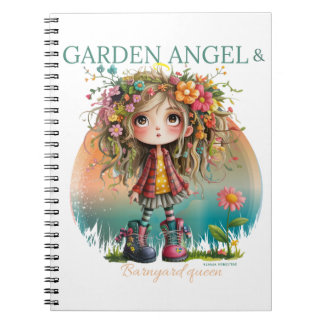 Garden angel notebook