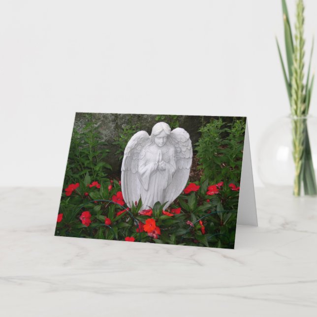 Garden Angel Thoughts Card (Front)
