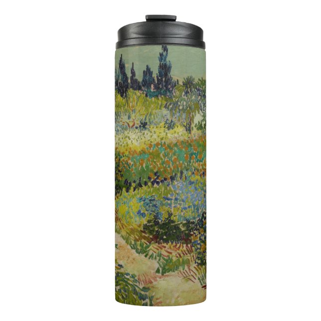 Garden at Arles by Vincent Van Gogh Thermal Tumbler (Front)