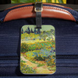 Garden at Arles | Vincent Van Gogh Luggage Tag<br><div class="desc">Garden at Arles (1888) by Dutch post-impressionist artist Vincent Van Gogh. Original artwork is an oil on canvas depicting a lush landscape of colourful flowers. 

Use the design tools to add custom text or personalise the image.</div>
