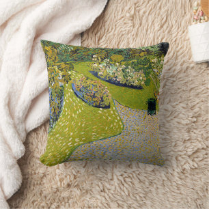 Garden at Auvers, Vincent van Gogh Cushion