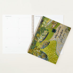 Garden at Auvers, Vincent van Gogh Planner